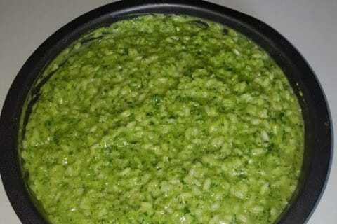 Cliquez pour zoomer ! Risotto au pesto d’épinards et basilic Thermomix par AmandeGourmande