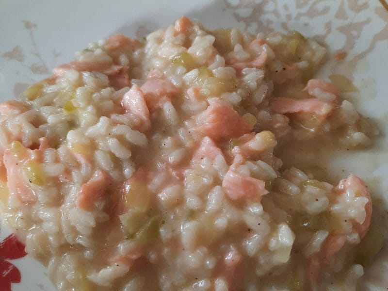 Cliquez pour zoomer ! Risotto courgettes saumon Thermomix par Tomtitiamatth