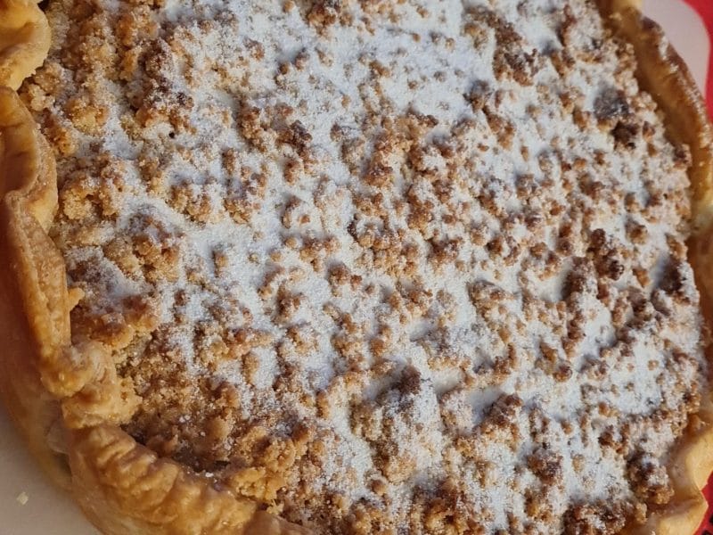 Cliquez pour zoomer ! Tarte aux pommes façon crumble Thermomix par Priscy67