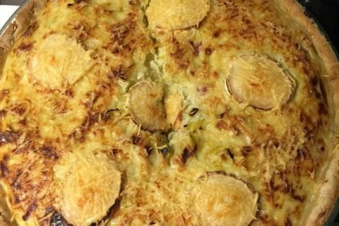 Cliquez pour zoomer ! Tarte aux poireaux au Thermomix
