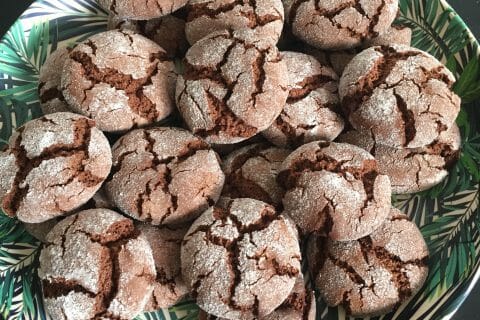 Cliquez pour zoomer ! Craquelés au chocolat au Thermomix