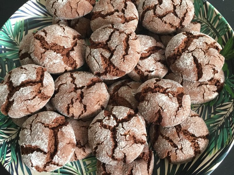 Cliquez pour zoomer ! Craquelés au chocolat Thermomix par emiezac