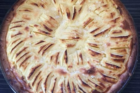 Cliquez pour zoomer ! Tarte normande aux pommes au Thermomix
