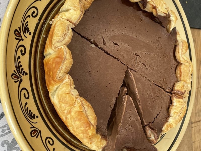 Cliquez pour zoomer ! Flan pâtissier au chocolat Thermomix par laure_432