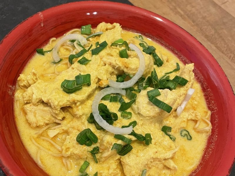 Cliquez pour zoomer ! Khao Soi – Soupe de nouilles au curry Thermomix par laure_432