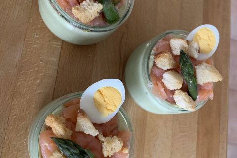 Cliquez pour zoomer ! Mousse d’asperges au saumon fumé Thermomix par lamam06