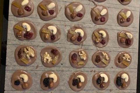 Cliquez pour zoomer ! Mendiants au chocolat Thermomix par lamam06