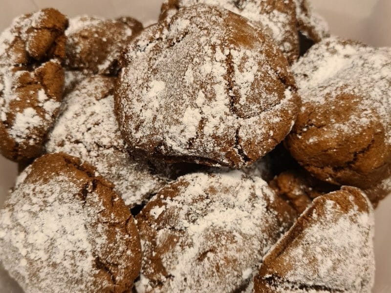 Cliquez pour zoomer ! Craquelés au chocolat Thermomix par Ginadublanc