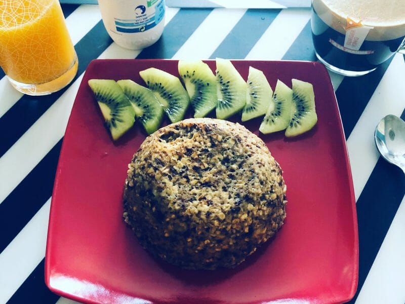 Cliquez pour zoomer ! Bowl cake banane et pépites de chocolat Thermomix par Thomas51