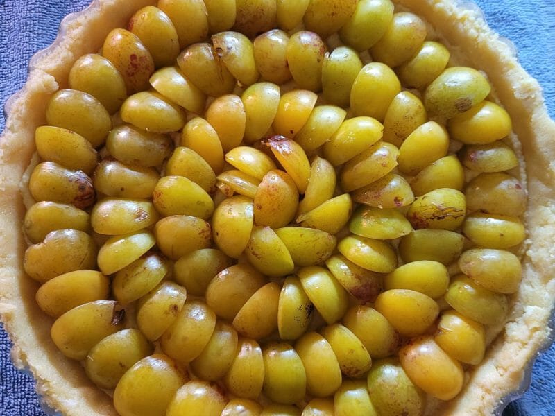 Cliquez pour zoomer ! Tarte aux mirabelles Thermomix par Tiphene52