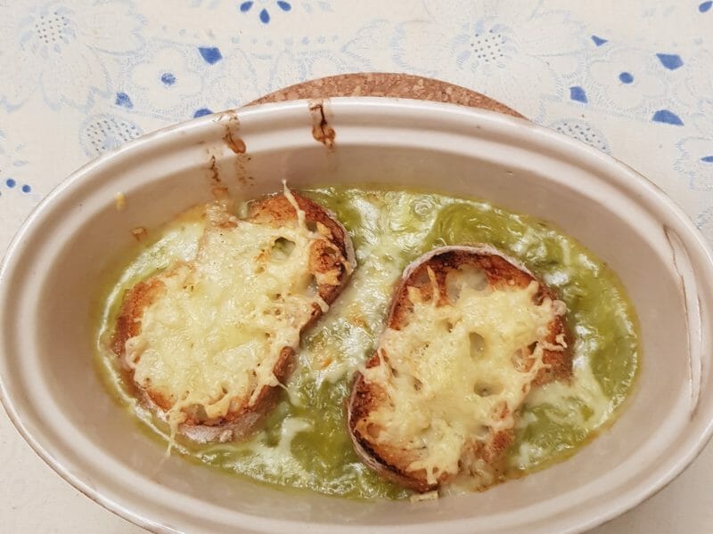 Cliquez pour zoomer ! Soupe de poireaux gratinée Thermomix par Patlb
