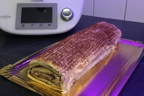 Cliquez pour zoomer ! Bûche Tiramisu au Thermomix