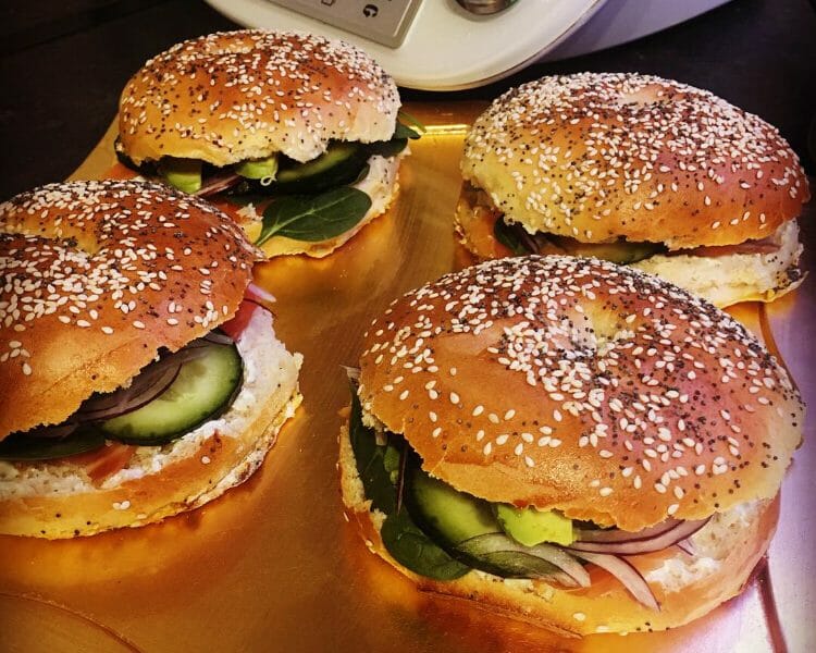 Cliquez pour zoomer ! Bagels au saumon fumé Thermomix par Freemouse