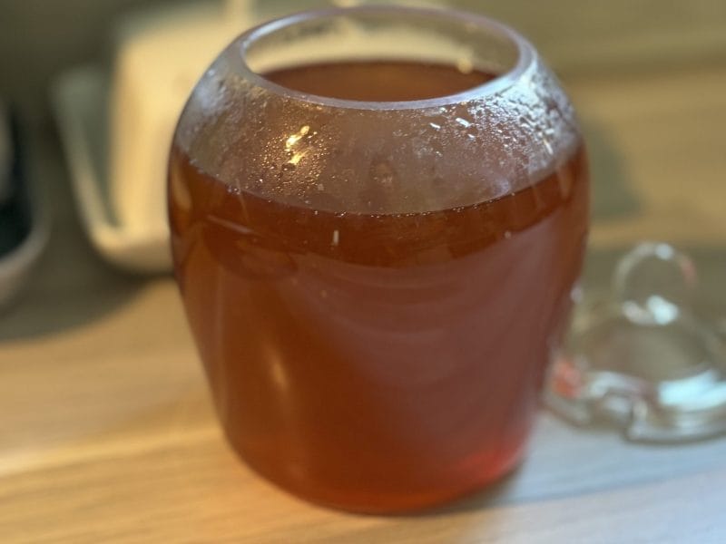Cliquez pour zoomer ! Sirop de thé glacé – Ice tea citron menthe Thermomix par paulinebdl