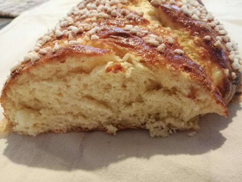 Cliquez pour zoomer ! Brioche tressée à la mie filante Thermomix par Princessparfaite