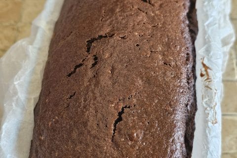 Cliquez pour zoomer ! Cake au chocolat et à la banane Thermomix par Muryel13