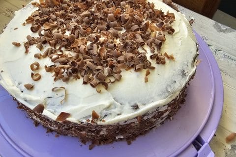 Cliquez pour zoomer ! Bûche forêt noire Thermomix par Muryel13