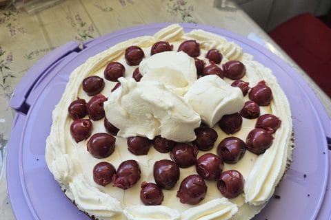 Cliquez pour zoomer ! Bûche forêt noire Thermomix par Muryel13