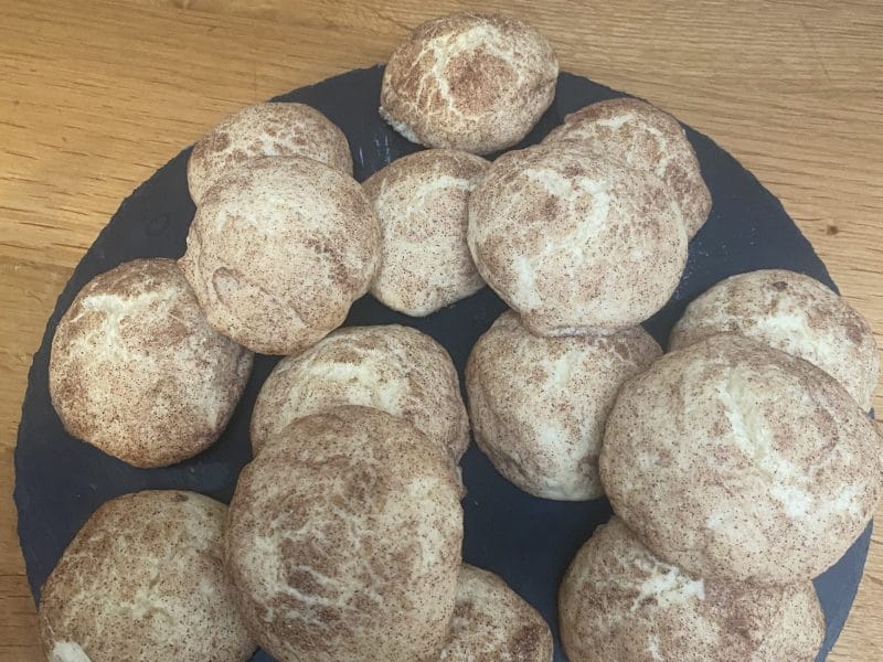Cliquez pour zoomer ! Snickerdoodles – biscuits moelleux à la cannelle Thermomix par Clothilde laplace