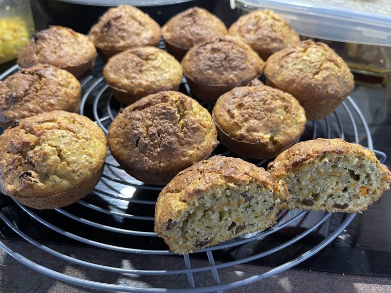 Cliquez pour zoomer ! Muffins au potiron et aux pommes Thermomix par olga_24
