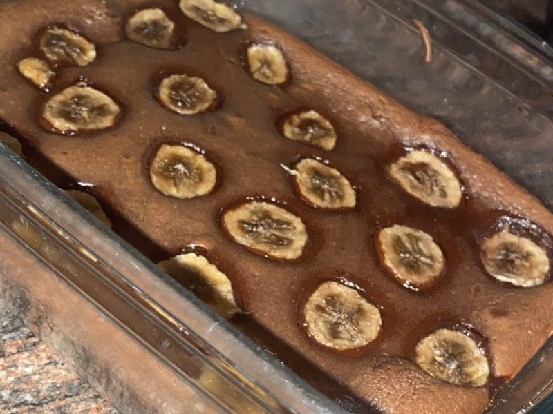 Cliquez pour zoomer ! Brownie fondant choco-banane Thermomix par clocloencuisine