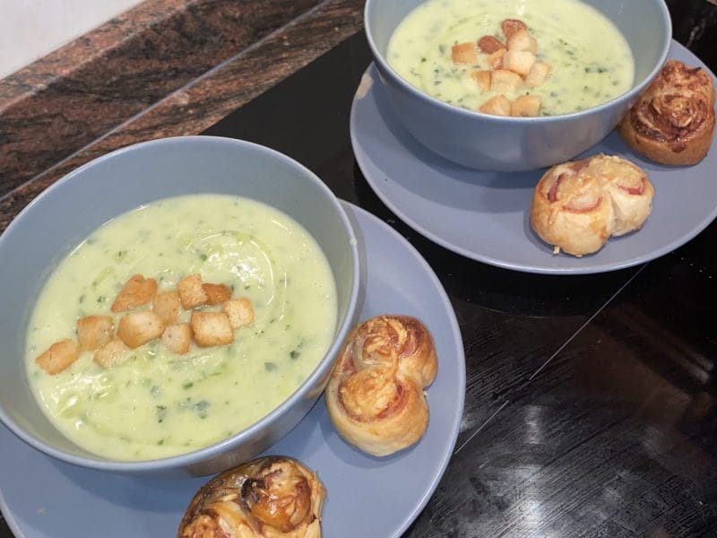 Cliquez pour zoomer ! Velouté de courgettes Thermomix par clocloencuisine