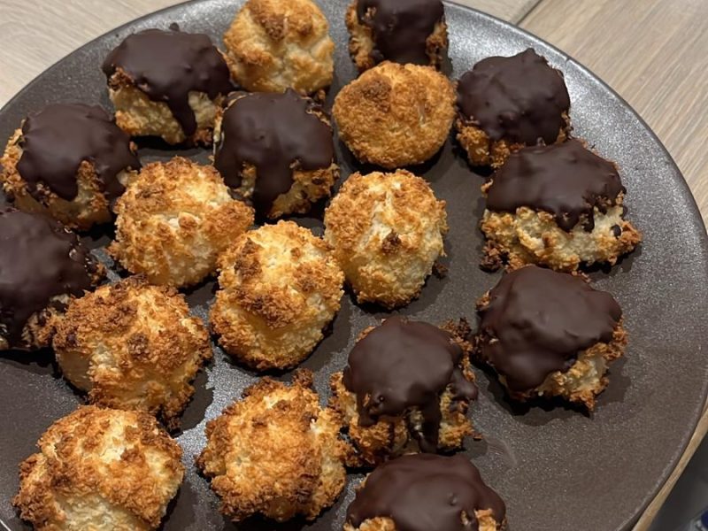 Cliquez pour zoomer ! Rocher coco – Congolais Thermomix par Bebebouille