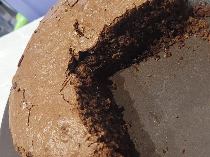 Cliquez pour zoomer ! Gâteau chocolat noix de coco Thermomix par Bebebouille