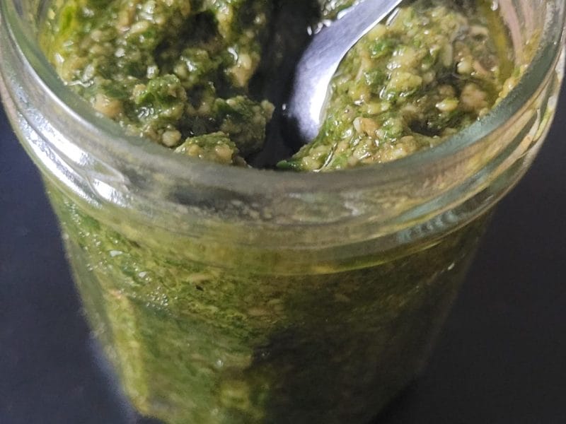 Cliquez pour zoomer ! Pesto Thermomix par Bebebouille