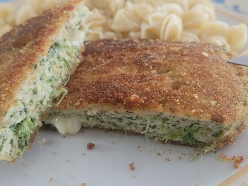 Cliquez pour zoomer ! Escalopes poulet et épinards panées Thermomix par Bebebouille