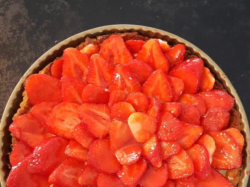 Cliquez pour zoomer ! Tarte aux fraises Thermomix par Sylloo
