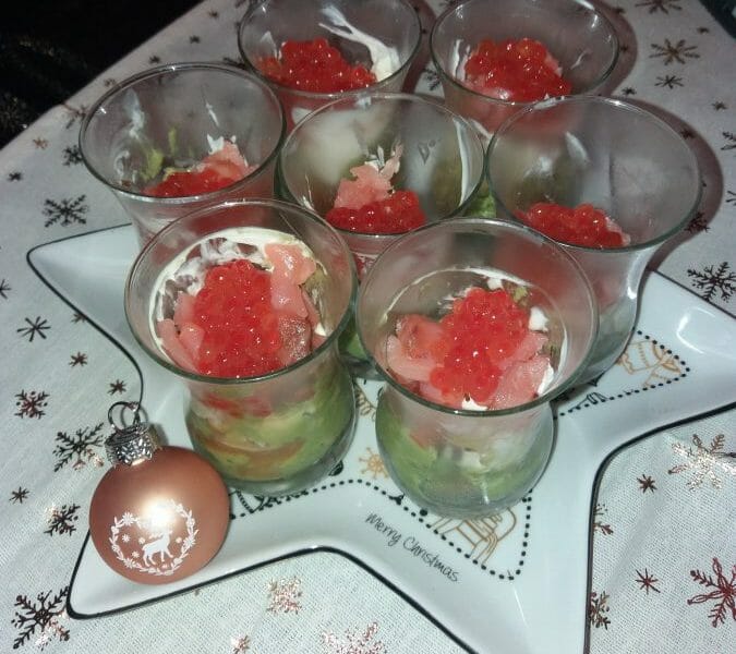 Cliquez pour zoomer ! Verrines saumon avocat Thermomix par boudine80