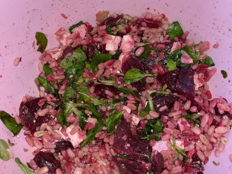 Cliquez pour zoomer ! Salade de quinoa, betterave et feta Thermomix par Marie0281