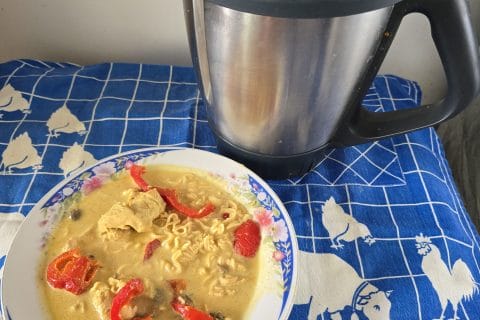 Cliquez pour zoomer ! Ramen thaï au poulet Thermomix par Elimi