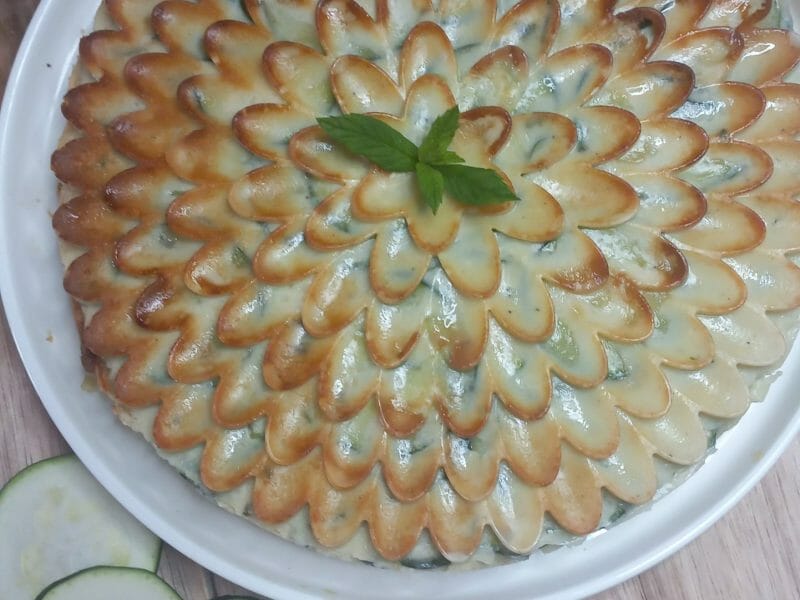 Cliquez pour zoomer ! Gâteau invisible aux courgettes Thermomix par Fannycuisineavecguydemarle