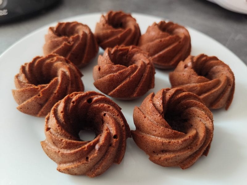 Cliquez pour zoomer ! Financiers au chocolat Thermomix par S71260