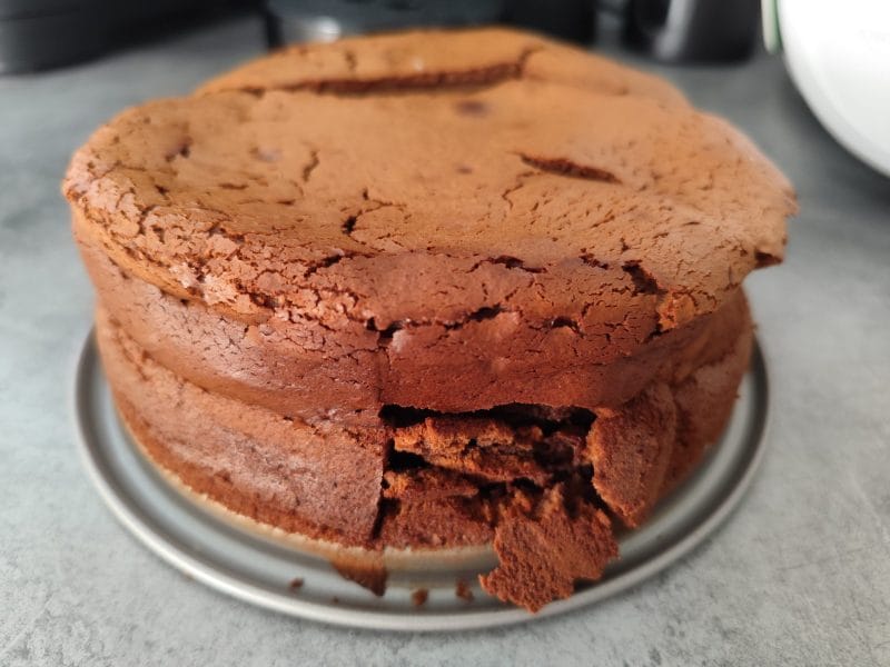 Cliquez pour zoomer ! Gâteau Keto ultra fondant chocolat et mascarpone Thermomix par S71260