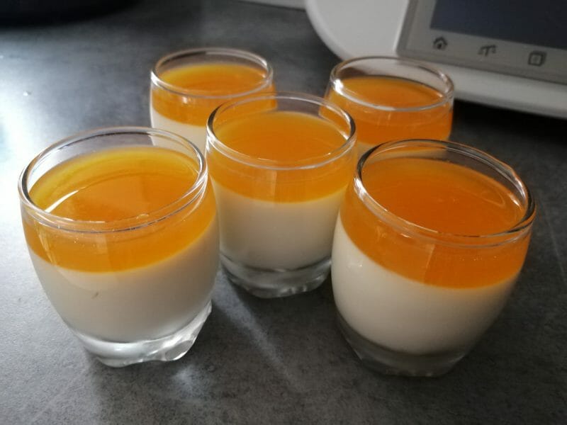 Cliquez pour zoomer ! Panna cotta au sirop de pamplemousse Thermomix par S71260