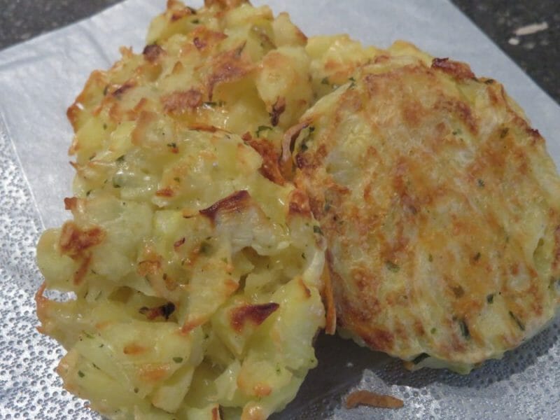 Cliquez pour zoomer ! Galettes de pommes de terre au four Thermomix par virginiecook