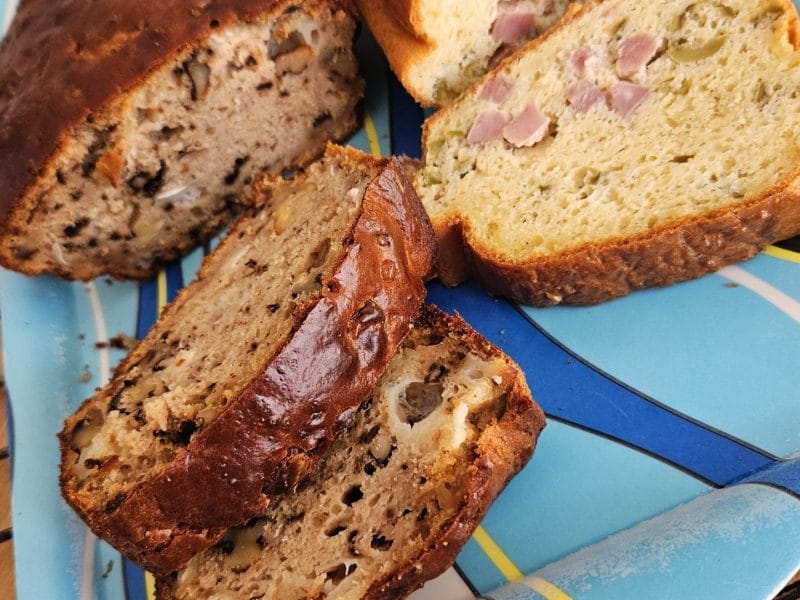 Cliquez pour zoomer ! Cake salé jambon fromage et olives Thermomix par keziah78125