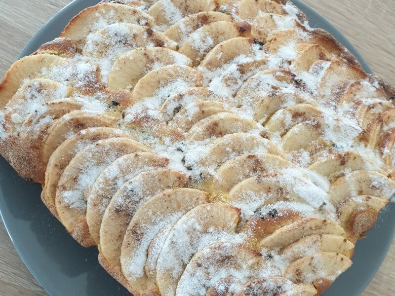 Cliquez pour zoomer ! Gâteau aux pommes et mascarpone Thermomix par Mari0n