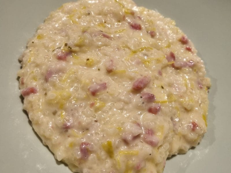 Cliquez pour zoomer ! Risotto poireaux et lardons Thermomix par cidjie_4