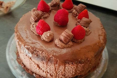 Cliquez pour zoomer ! Layer cake Kinder Bueno Thermomix par sev215