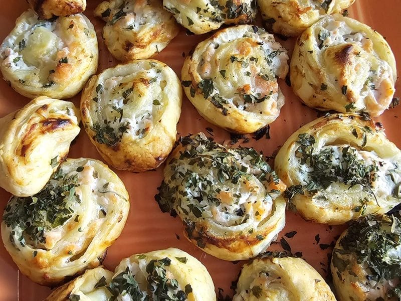 Roulés feuilletés au saumon Thermomix par nininelou