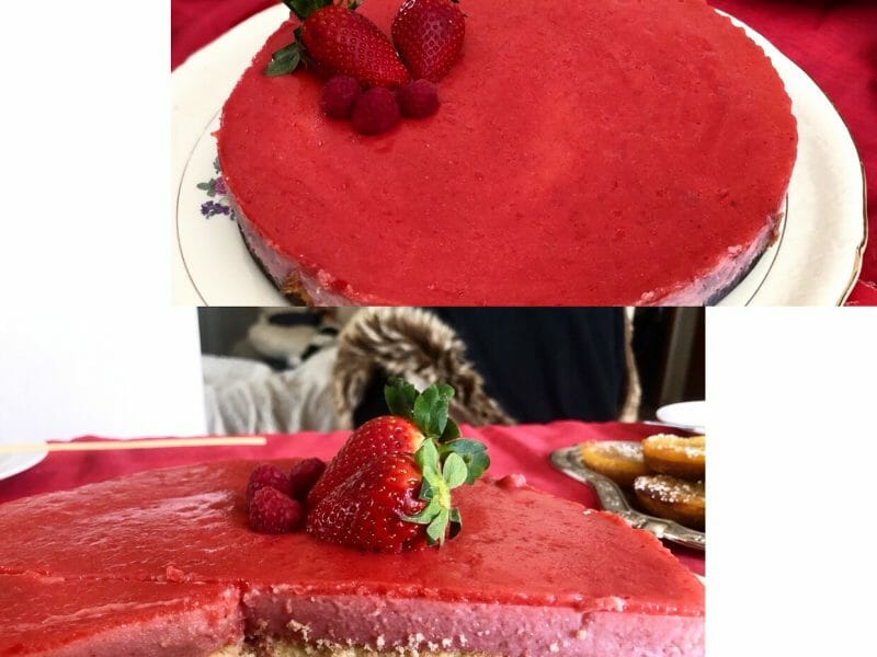 Cliquez pour zoomer ! Bavarois aux framboises Thermomix par Priscillia06270