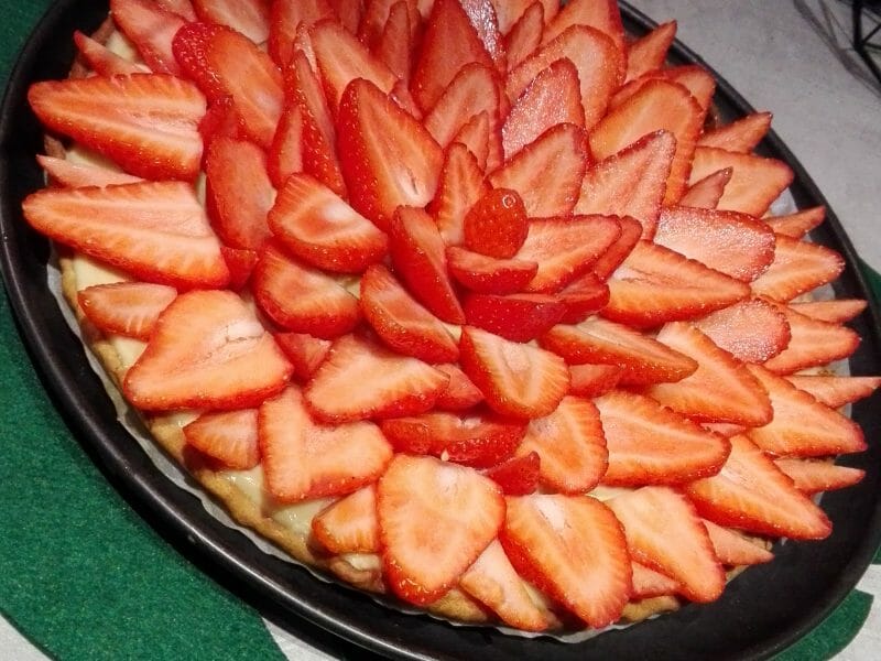 Cliquez pour zoomer ! Tarte aux fraises Thermomix par Sophe