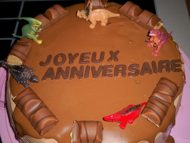 Cliquez pour zoomer ! Layer cake Kinder Bueno Thermomix par Lilounax