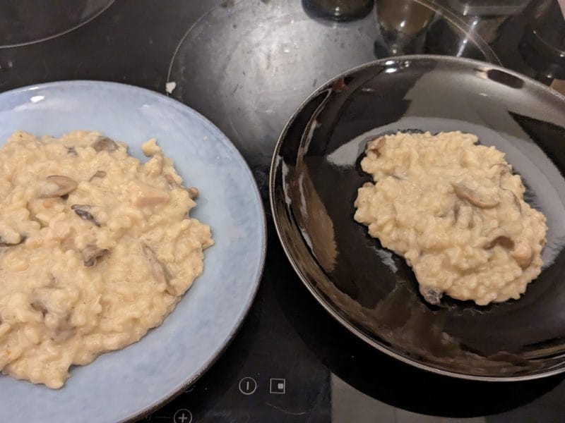 Cliquez pour zoomer ! Risotto poulet et champignons Thermomix par maelys4338