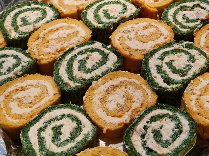 Cliquez pour zoomer ! Roulé aux épinards, saumon et Boursin Thermomix par cec_25