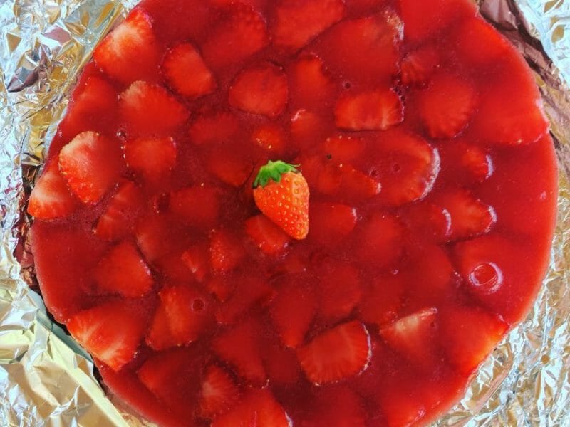 Cliquez pour zoomer ! Bavarois aux fraises Thermomix par Kylene